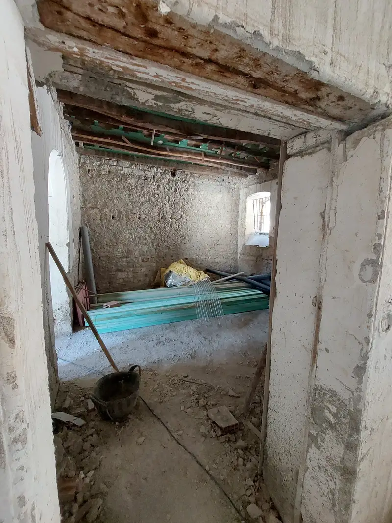 Vila Vrioni restoration, July 2022