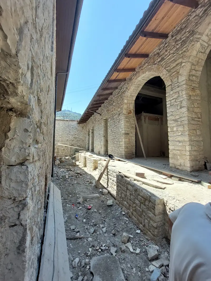 Vila Vrioni restoration, July 2022