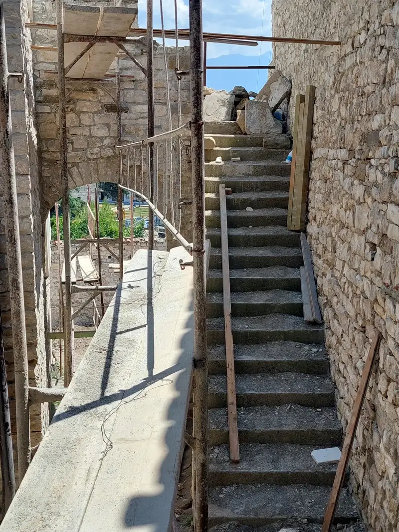 Vila Vrioni restoration, July 2022