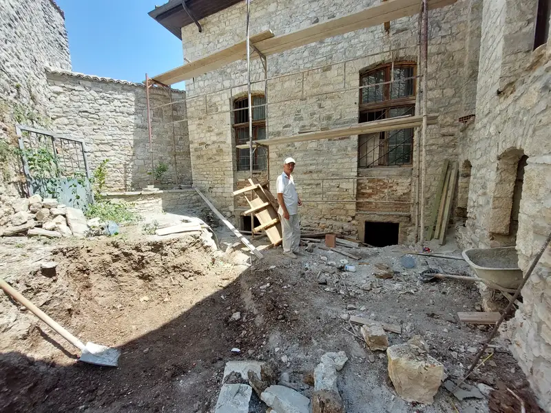 Vila Vrioni restoration, July 2022