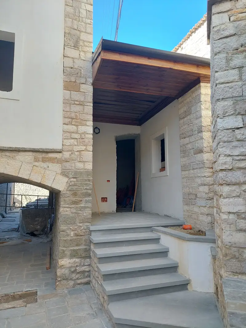 Vila Vrioni restoration, August 2023