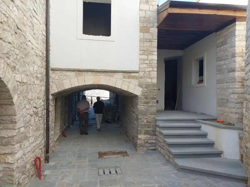 Vila Vrioni restoration, August 2023