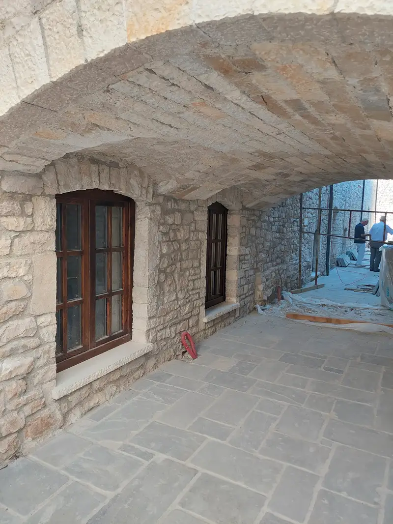 Vila Vrioni restoration, August 2023