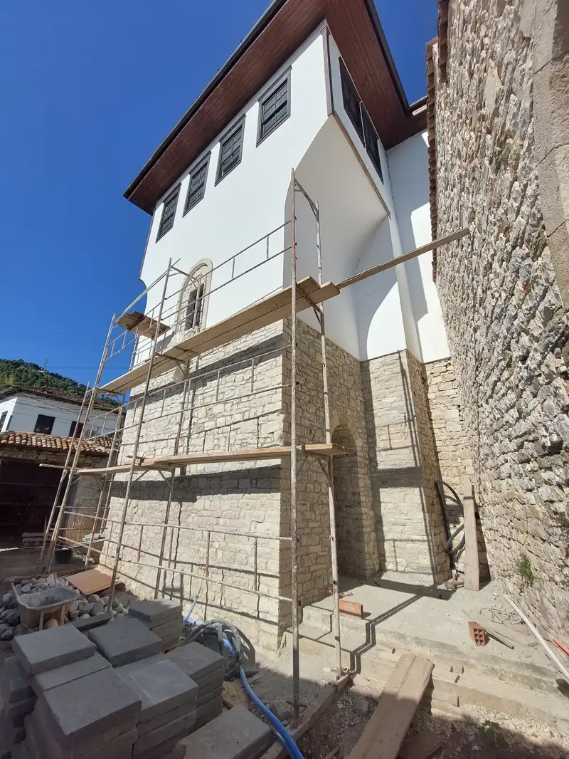 Vila Vrioni restoration, August 2023