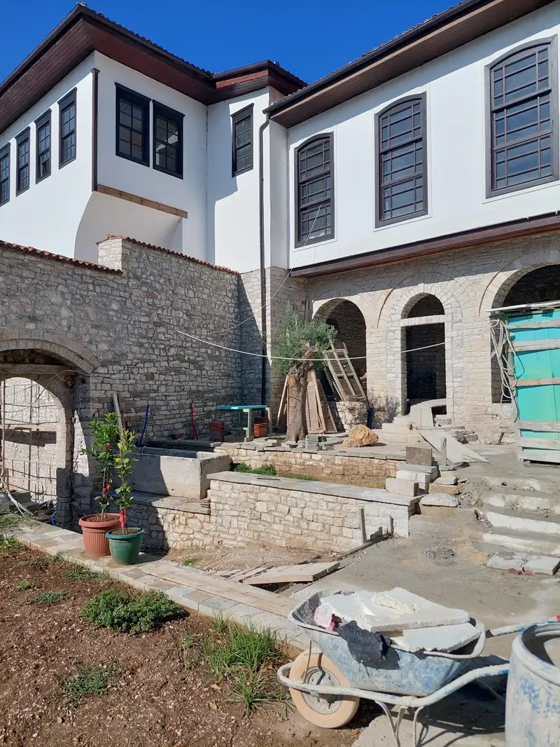 Vila Vrioni restoration, August 2023