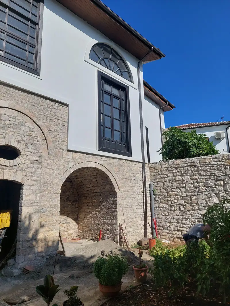 Vila Vrioni restoration, August 2023