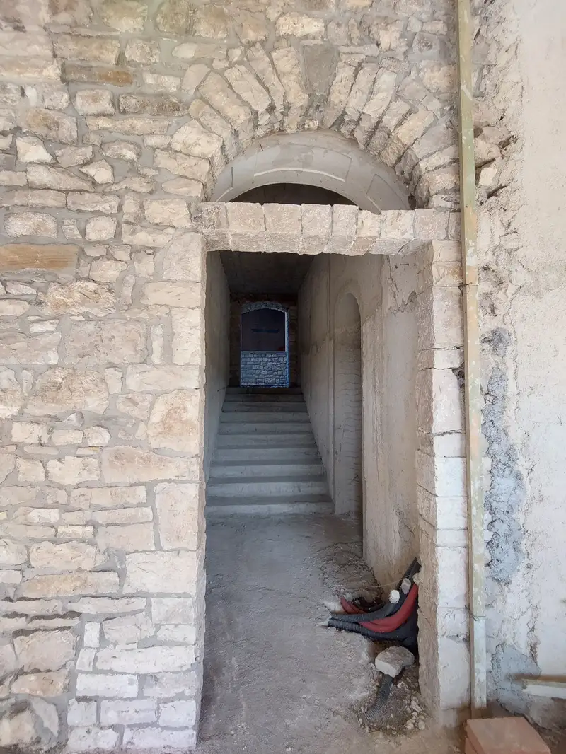 Vila Vrioni restoration, August 2023