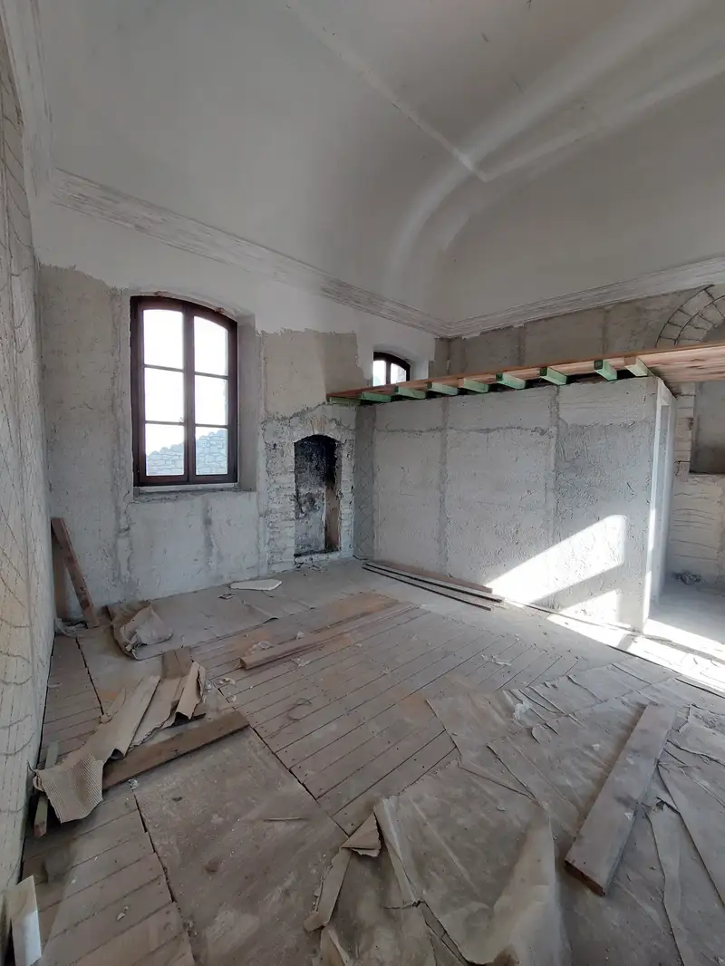 Vila Vrioni restoration, August 2023