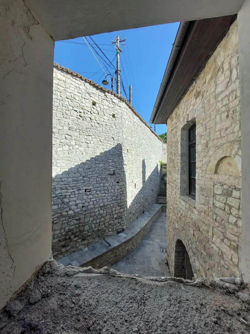 Vila Vrioni restoration, August 2023