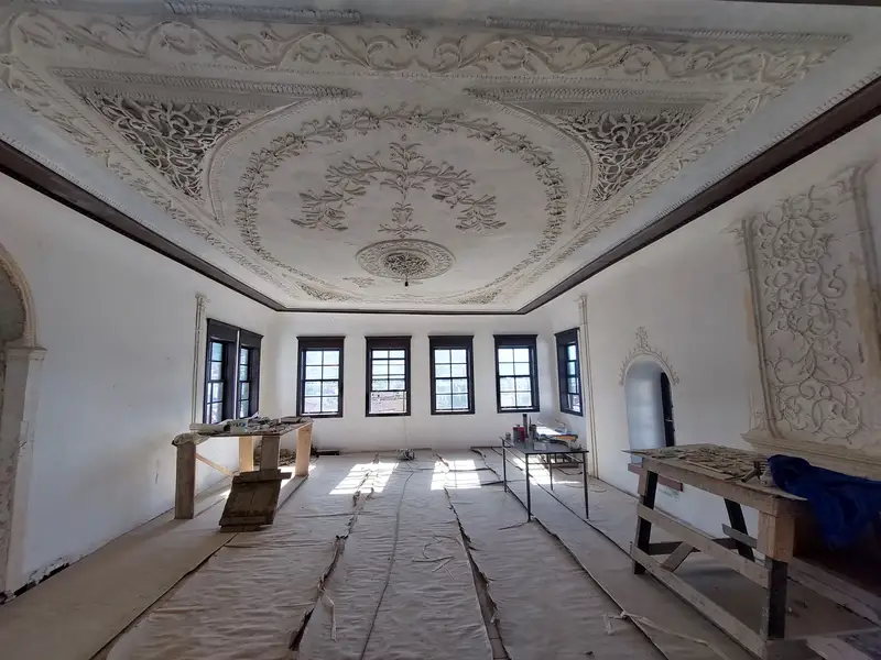 Vila Vrioni restoration, August 2023