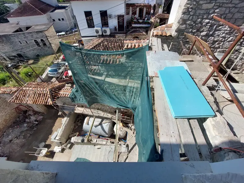 Vila Vrioni restoration, August 2023