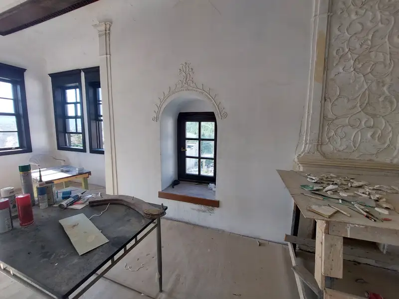 Vila Vrioni restoration, August 2023