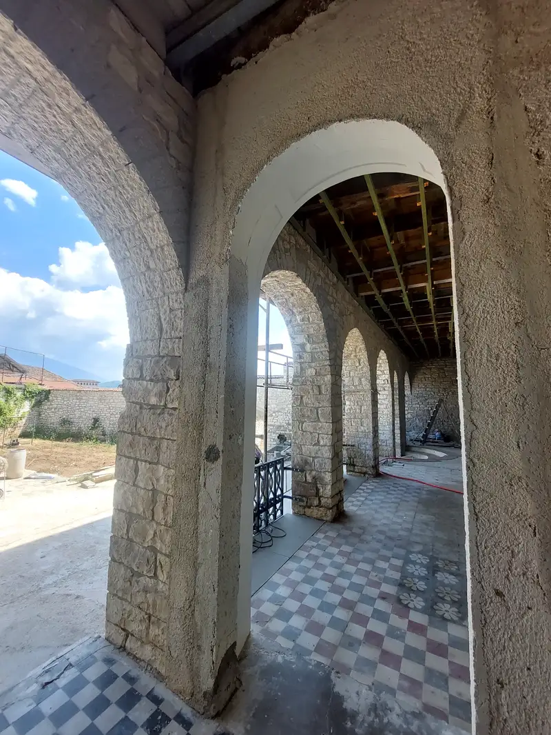 Vila Vrioni restoration, April 2025