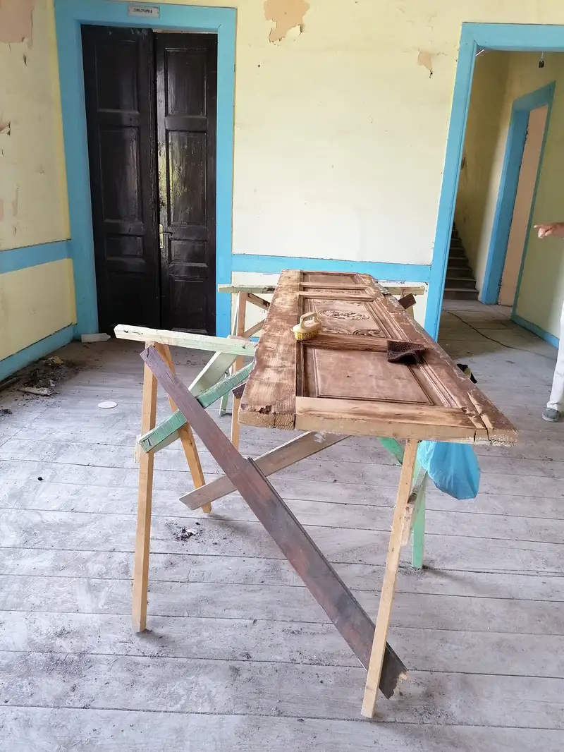 Vila Vrioni restoration, July 2021