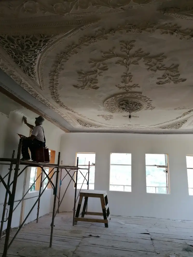 Vila Vrioni restoration, July 2021