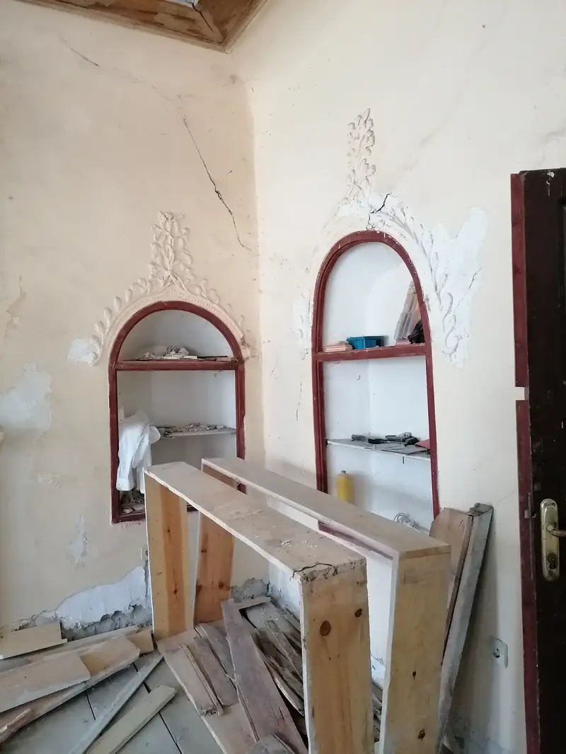 Vila Vrioni restoration, July 2021