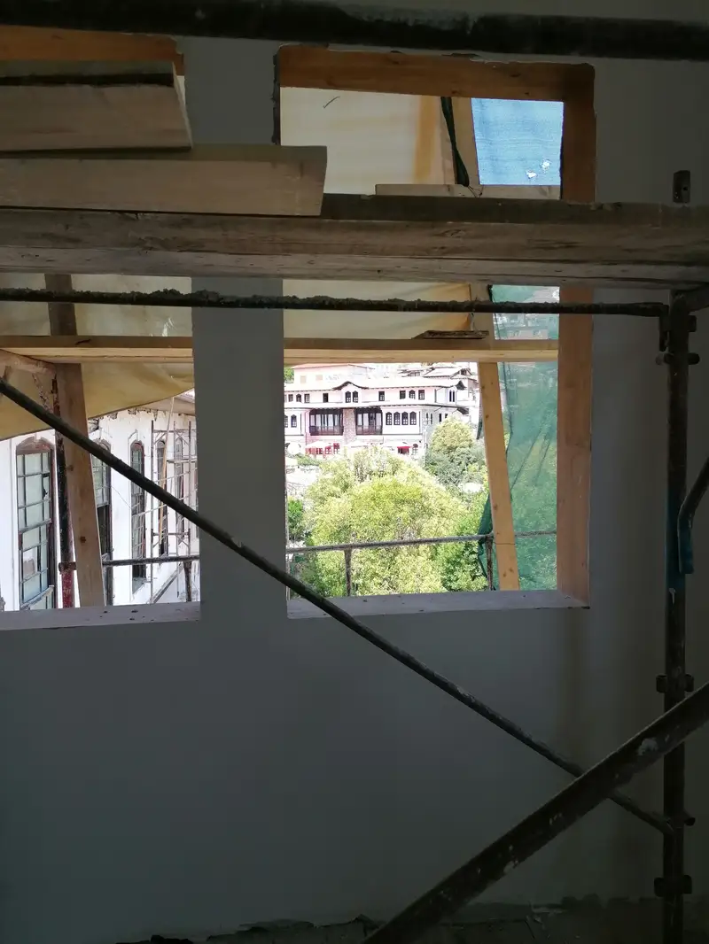 Vila Vrioni restoration, July 2021